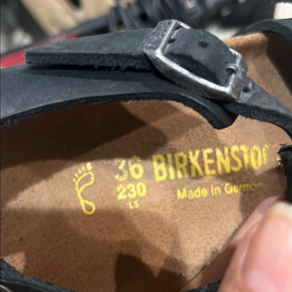 Birkenstock Black Strappy Sandals - Picture 3 of 6